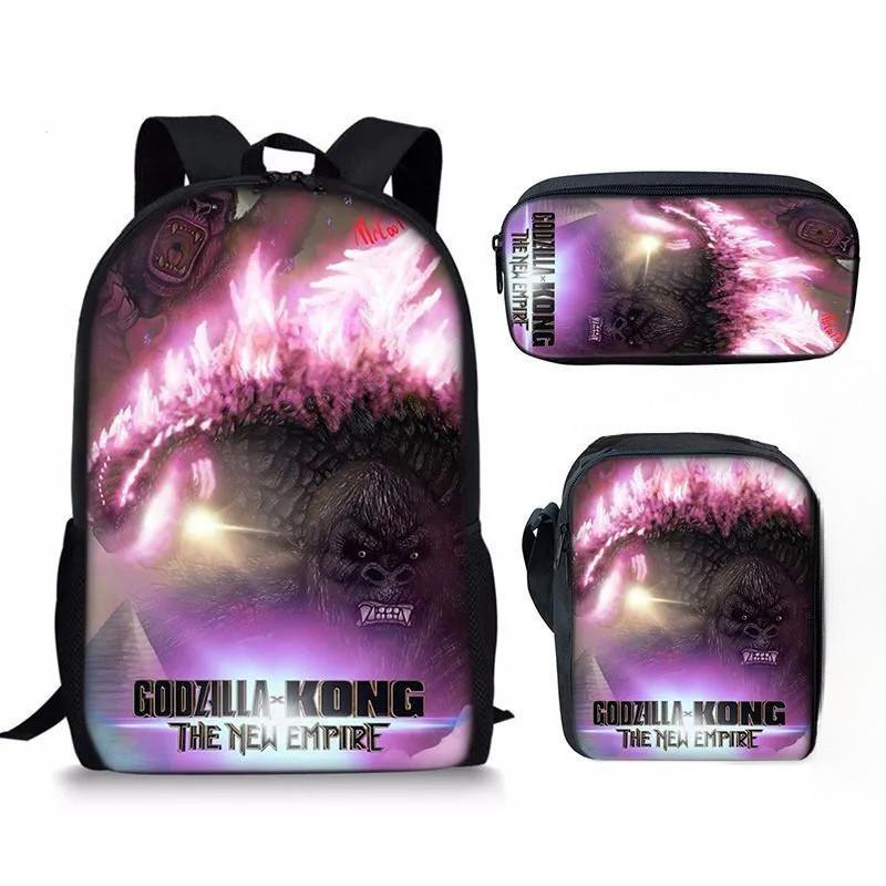Shoulder Anime Cartoon Bag Pencil Case Kids School Pack For Daily Use