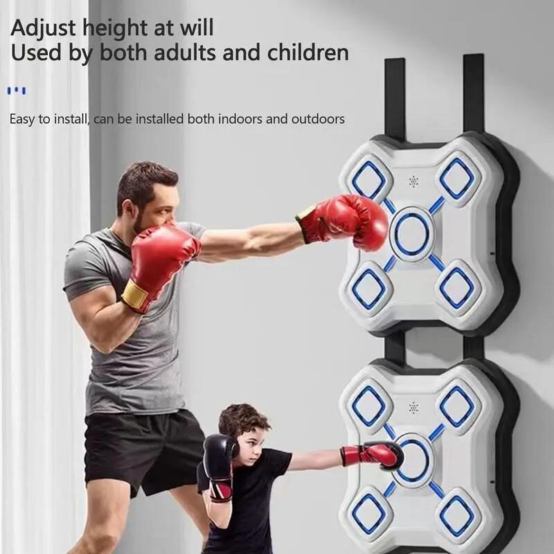 

Музыкальный боксерский тренажер для дома, спорта, настенная мишень, мешок с песком, боксерский тренажер, подарок для ребенка