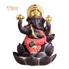 CO&LO Lord Ganesha India Elephant God Backflow Incense Burner Censer Holder Gift Decor
