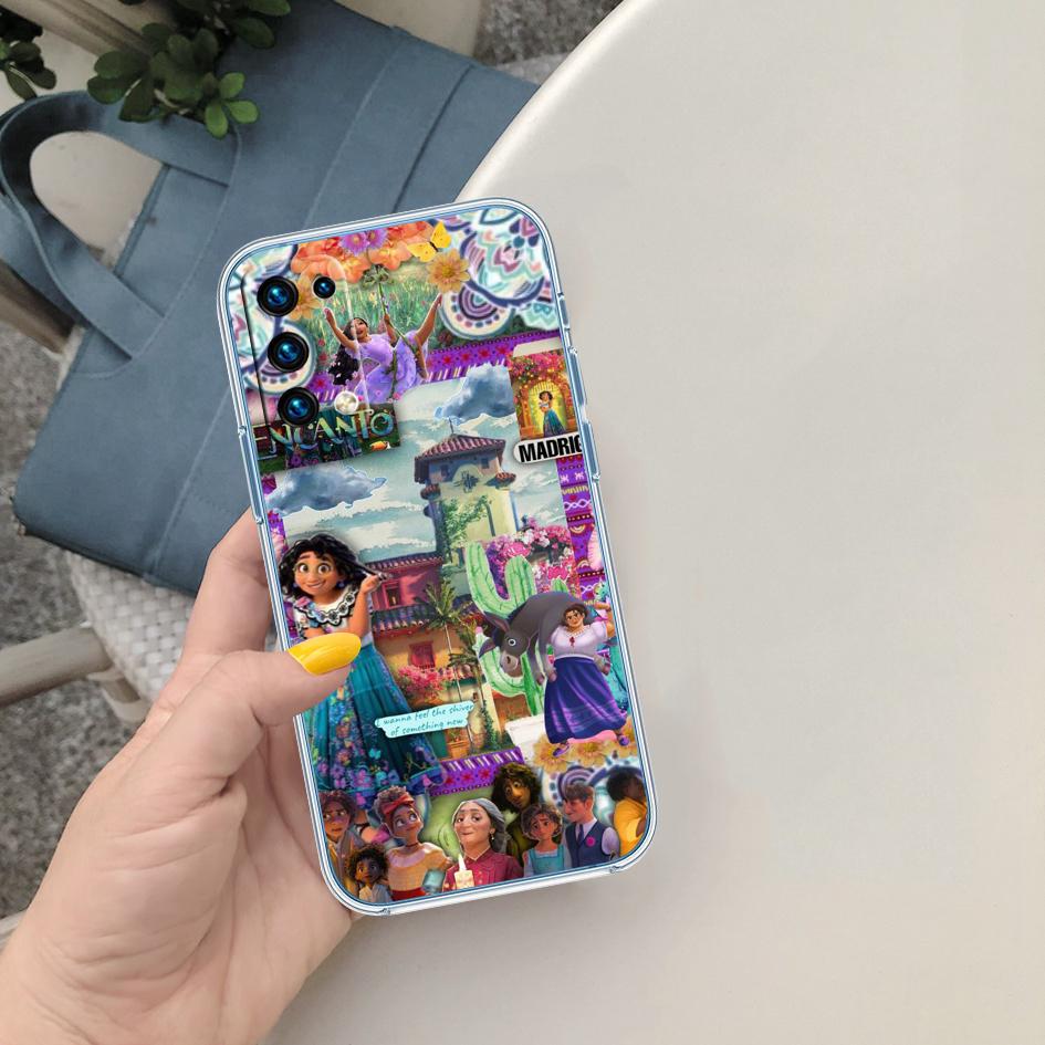 CJ49 Encanto Disney Soft Shell Transparent Phone Case for Samsung Galaxy A04 A04S A14 A23 A34 A54 M23 M33 M52 M53