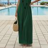 Comfortable Women's Crepe Maxi Dress Summer Long Dress  for Beach Vacation