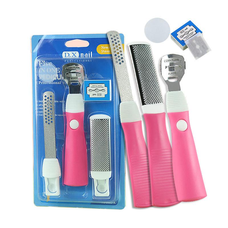 

Съемная пилка для ног, терка для ног, инструмент для удаления омертвевшей кожи, скребок для мозолей, пилка для ног, пилка для ног, набор педикюрных ножей One size