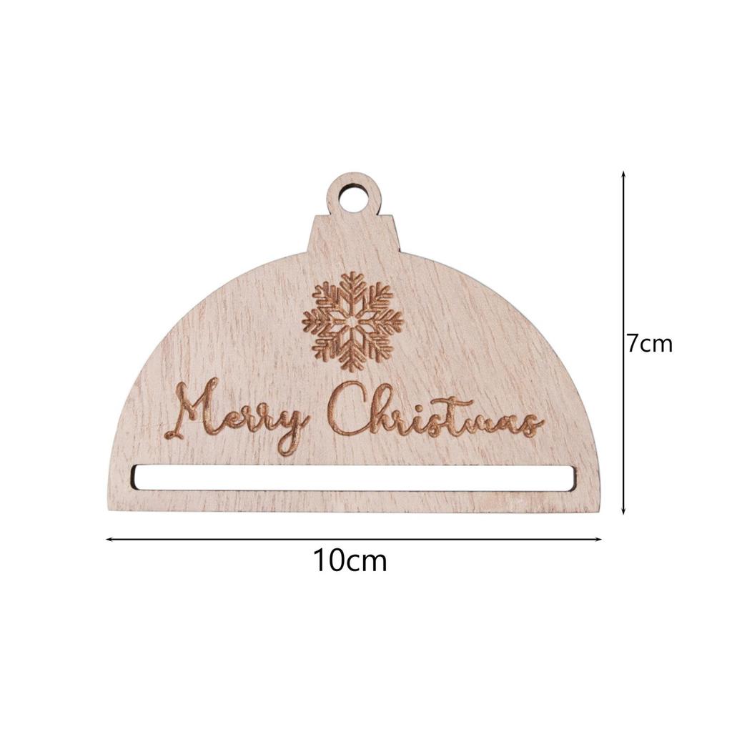 6x Macrame Ornaments Christmas Ornament DIY Semi Circle Hanging Pendants