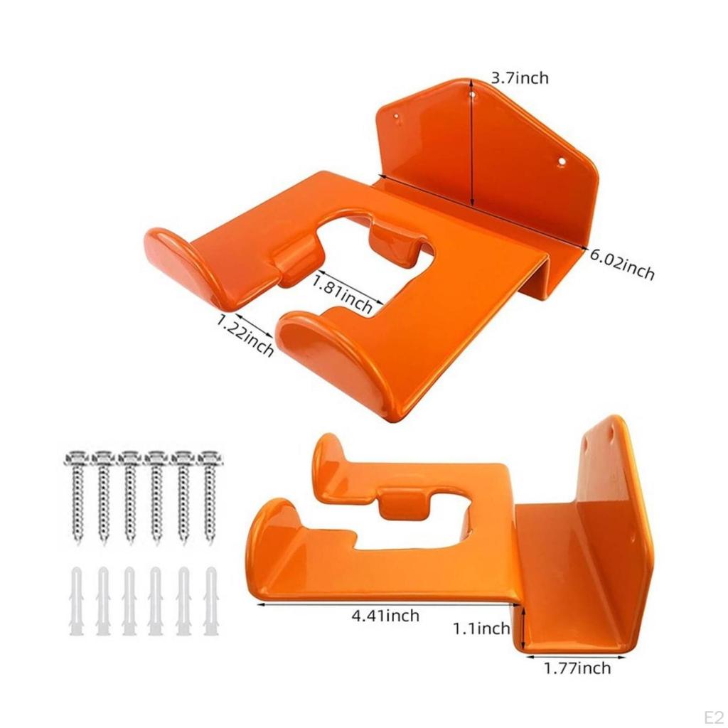 String Trimmer Wall Mount HeavyDuty Vegetation Eater Holder SpaceSaving Hanger for