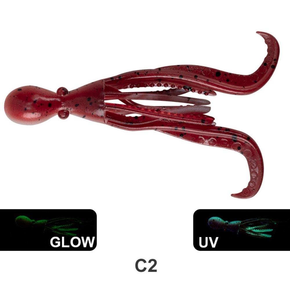 9.5cm 5g Octopus Squid Lure TPE Material Fishing Tackle 2024 Squid Skirt Lure