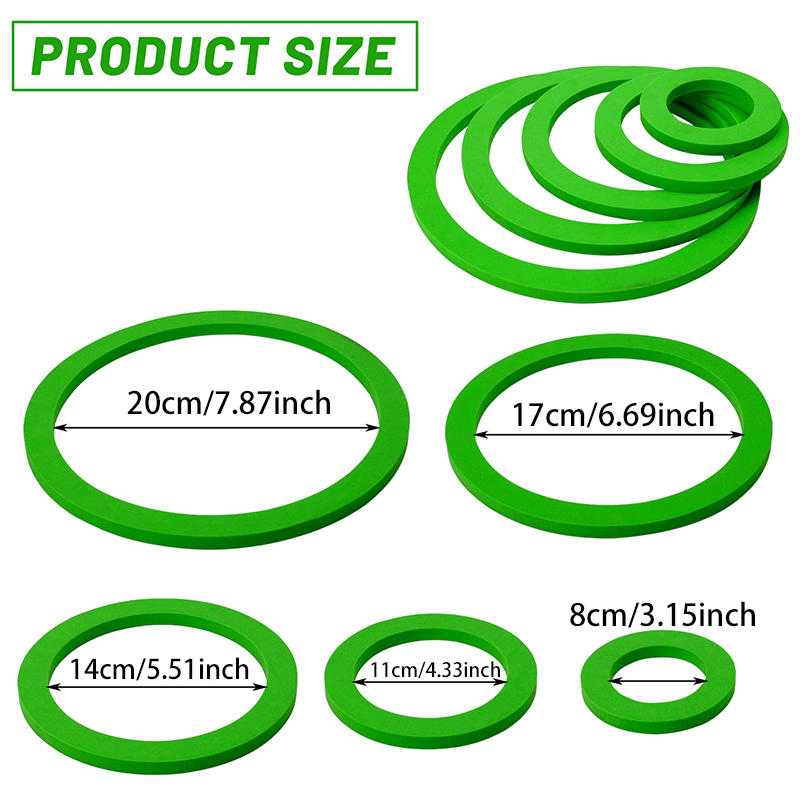 5/10pcs Aquarium Floating Plant Rings Fish Feeding Rings Floating Grass Blocking Rings for Fish Tank Aquarium Pond Accessories