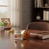 Gold Bean Savings Bottle Creative Home Decor Sealed Decorative Glass Bottle Mini Glass Storage Jar Distinctive Gift Notion