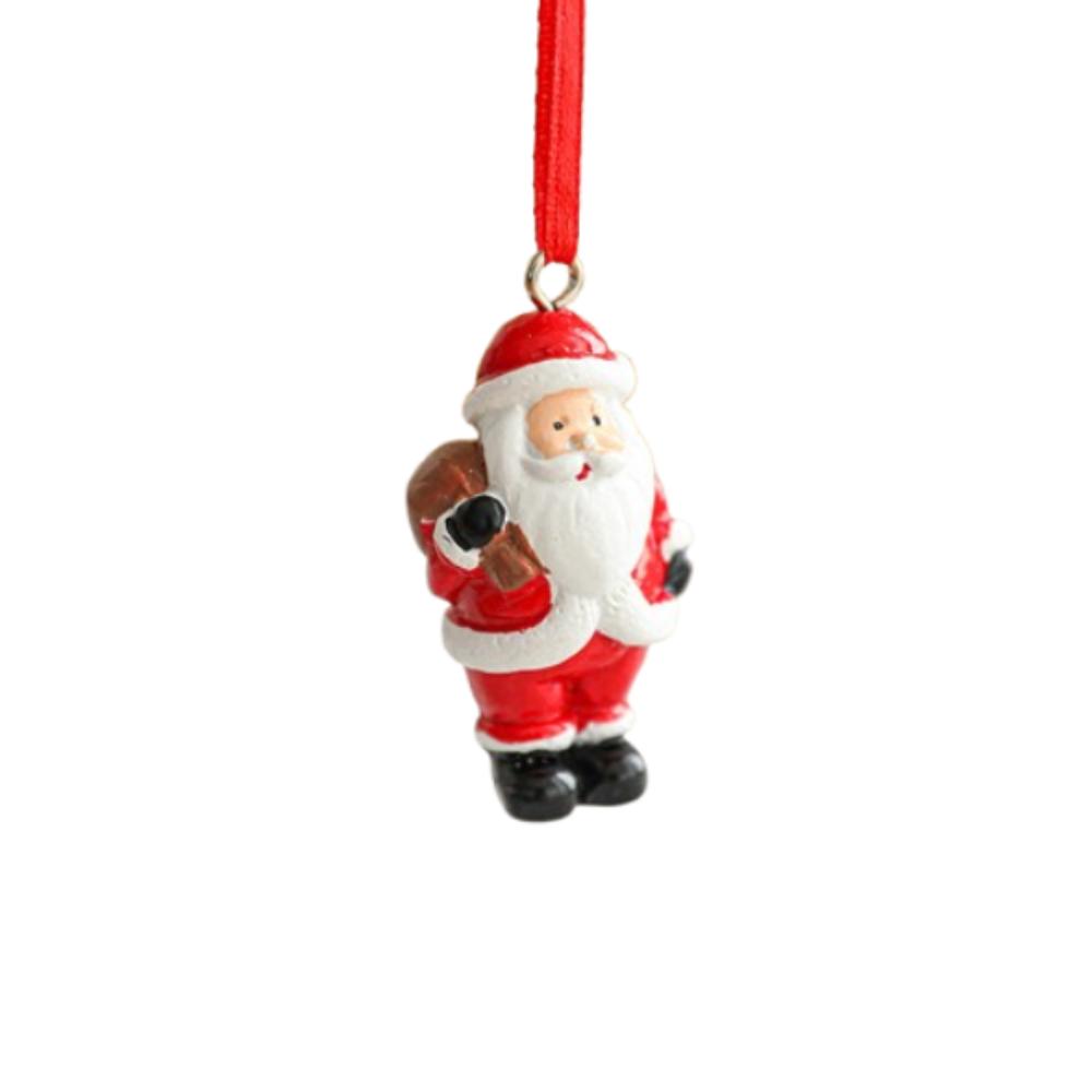 Red Christmas Elk Snowmen Pendant Xmas Tree Hanging Ornaments  Merry Christmas Decoration