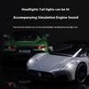 Diecast 1/22 Maserati MC20 Super Sports Car Alloy Model Sound & Light Pull Back Toy Boy Sports Car Toy Birthday Present for Kid
