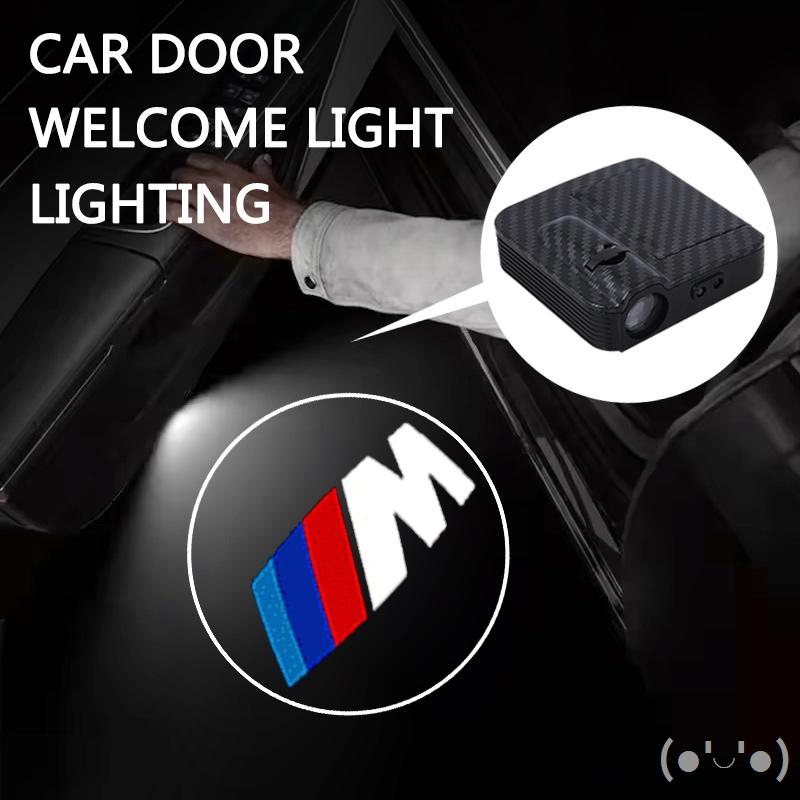 2pcs Car Door HD LED Lamps Projector Courtesy Welcome Lights For BMW F25 F26 F16 F15 F34 F07 F40 F46 G20 G22 G23 G12 F13 Sticker