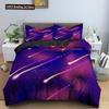Starry Sky Duvet Cover Colorful Galaxy Outer Space Quilt Cover Glitter Polyester Dream Starry Sky Theme For Bedroom Decorations