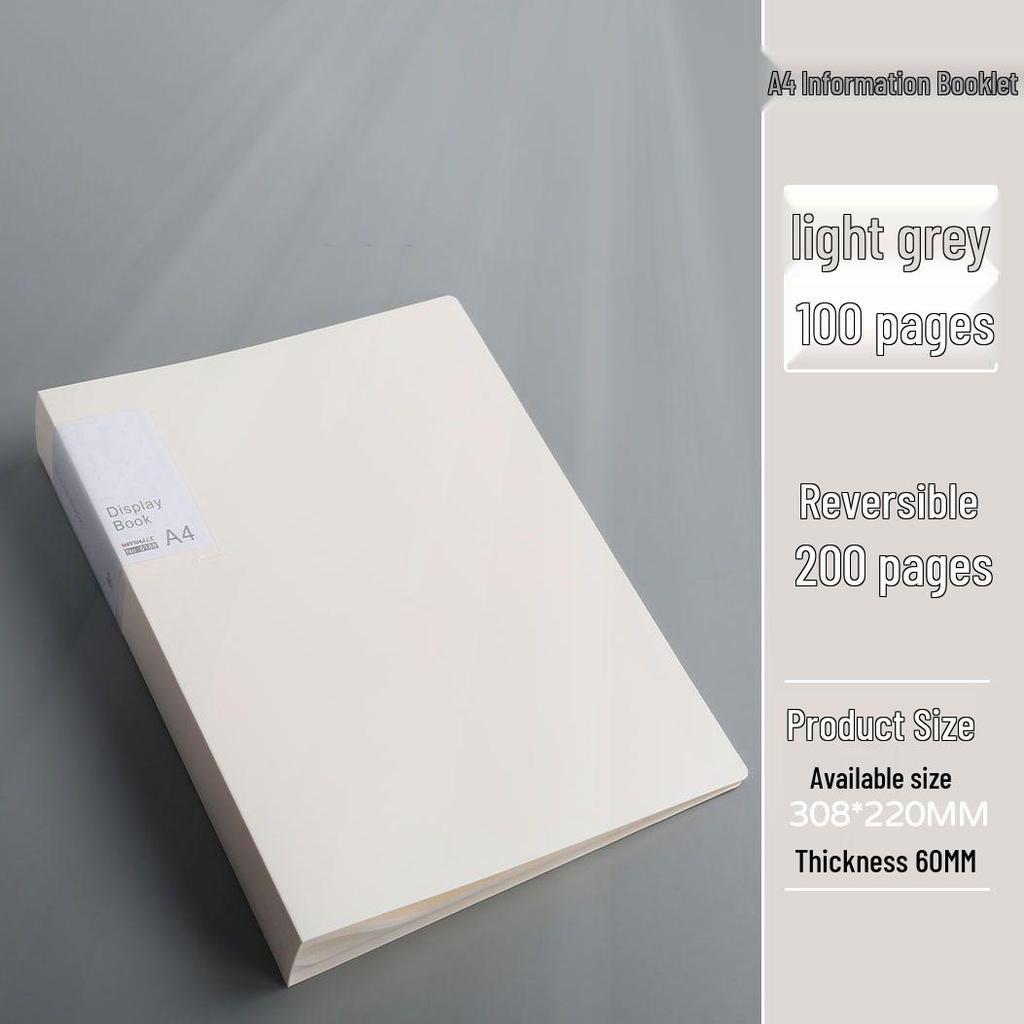 A4 Multi-layer Transparent Storage Folder for Test Papers, Music Scores, and Documents