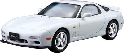 Aoshima Bunka Kyozai A Série de Carros Modelo Mazda FD3S Modelo de Plástico 1/24 Nº 7 RX-7 '96 (Automóvel)