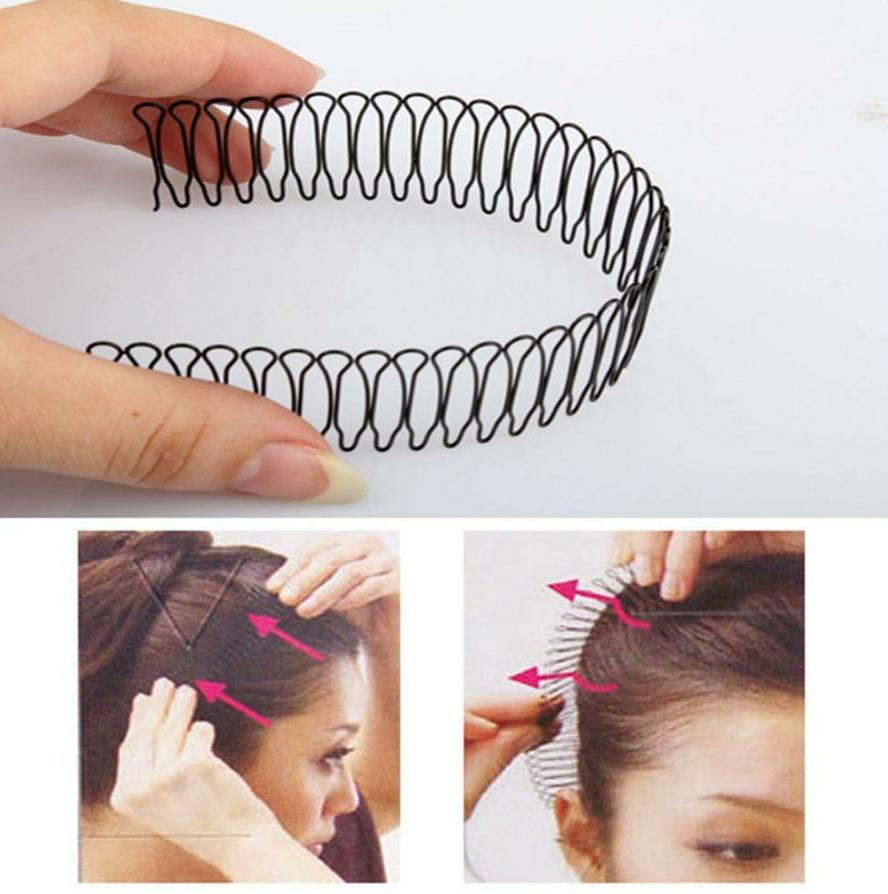 Clip Finitura Capelli Elastico Denti Pettine Invisibili Supporto Extra per Capelli Pettine Styling Capelli Donna Ragazza Forma a U Pettini Fissi