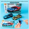 Building Kids Blocks Racing Car Kit Model Toy For Diy Fun And Gift Educational