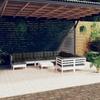 VidaXL Pine Wood Garden Lounge Set 11 Pcs with Cushions Patio Furniture Outdoor Furniture Garden Furniture Furniture of 3097038