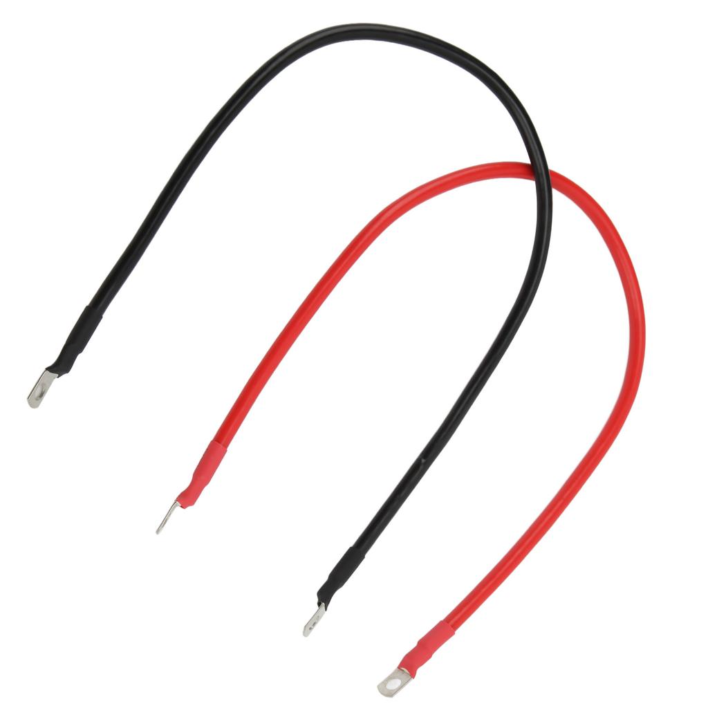 2pcs Battery Inverter Cable Red Black 8AWG Gauge Flexible PVC Waterproof for Car Boat Solar Energy