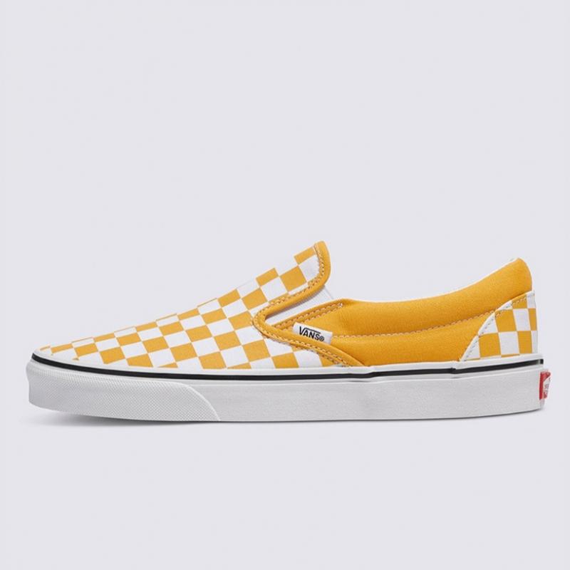 Vans Slip On Color Tiers Checkerboard Gold Glow Vn000bvzlsv1