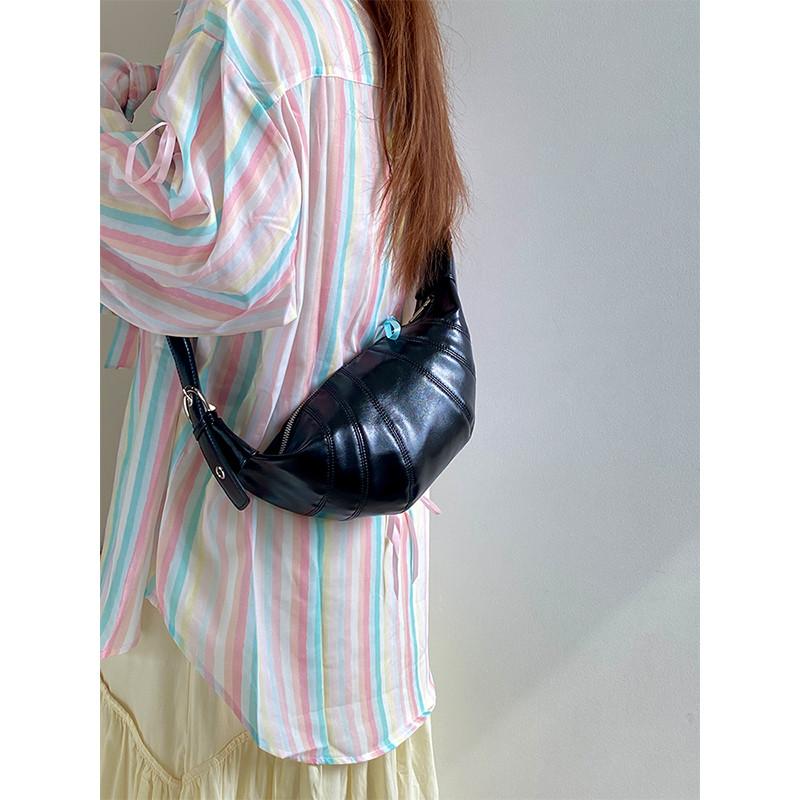 IELGY Korean Version All-Match One-Shoulder Messenger Dumpling Bag