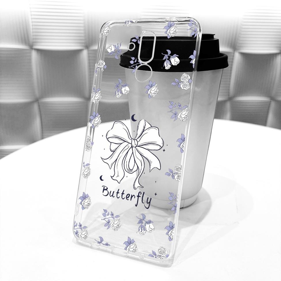 For Huawei Mate 20 Lite Case Cover Transparent Cute Fashion Butterfly Funny Painted Casing For Huawei SNE-AL00 SNE-LX1