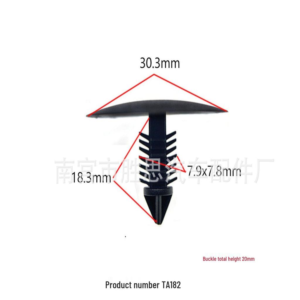 Universal Car Roof Trim Panel Rivet Clips - Heat Insulation & Lining Fixing Buckles