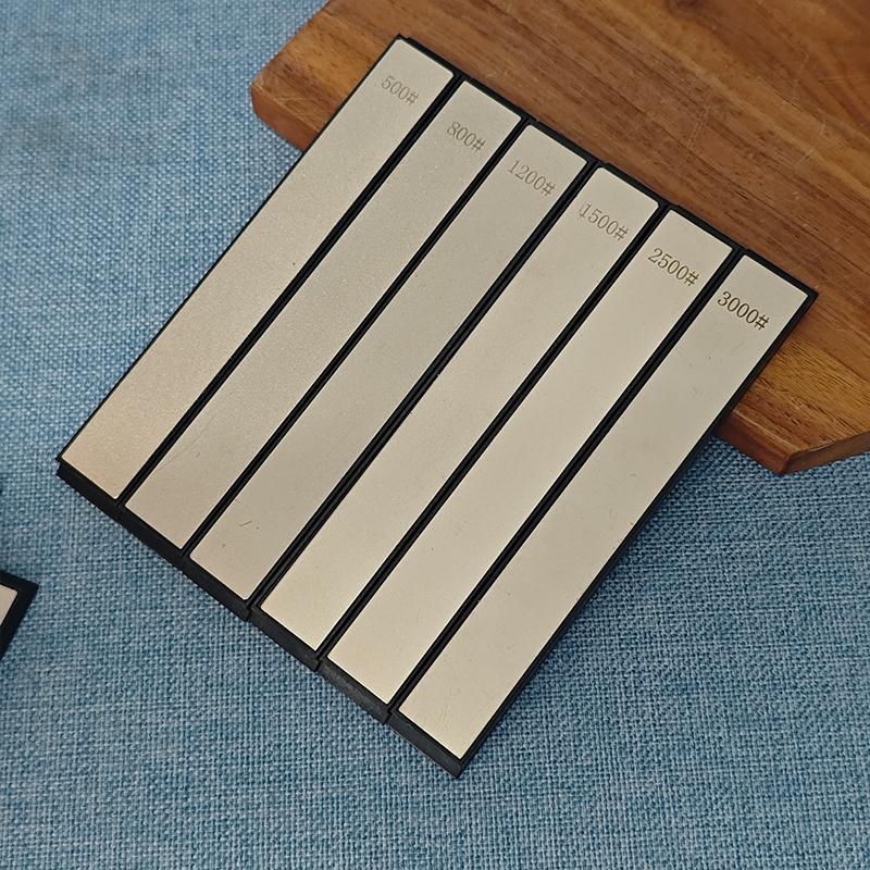 6-Piece Diamond Sharpening Kit - Professional Multi-Grit Whetstone Set with Angle Guide & Case for Knives, Tools, Outdoor Gear