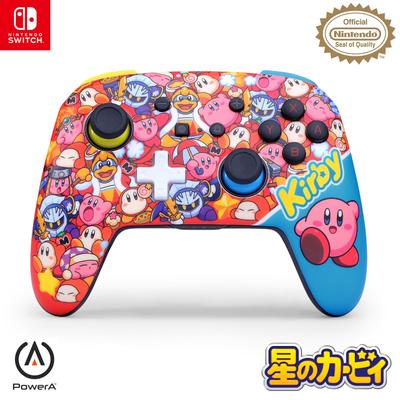 Licencjonowany kontroler bezprzewodowy PowerA Enhanced dla Nintendo Switch Dream Land [Produkt Nintendo] - Kolekcja Pop-Up Kirby'ego! NSGP0443JP-01