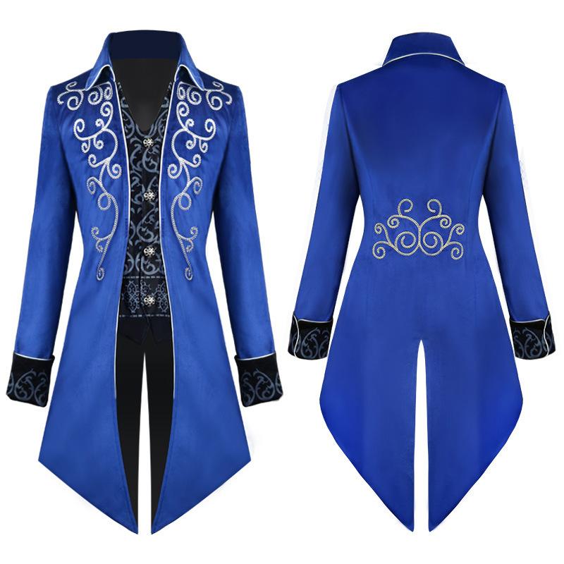 Men's Vintage-Style Spring/Autumn Tuxedo Jacket for Cosplay Performances