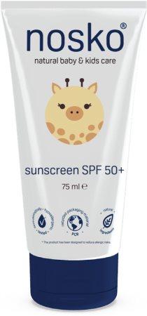 

crème solaire pour bébé SPF 50+ TU прозрачный