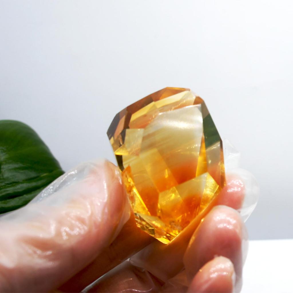 Citrine Natural Quartz Carefully Mineral Feng Good Decorative New Ornament [TANAKA YA] Crystal, Selected, High-Quality, Fortune-Bringing,
