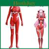Unique Darling In The Franxx Zero Two 02 Sexy Bodysuit Costume With Flattering Full Body Design