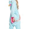 Piżama damska kombinezon kigurumi onesie kostium pegaz niebieski 145-155  s