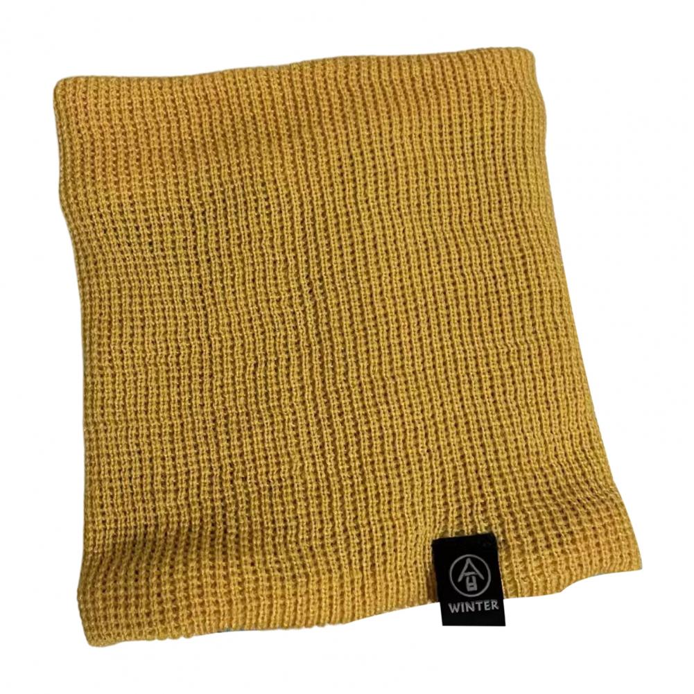 Men and Women Neck Gaiter Winter Thickened Plush Lining Elastic Cold Weather Neck Scarf Outdoor Use Indoor Versatile Accessory