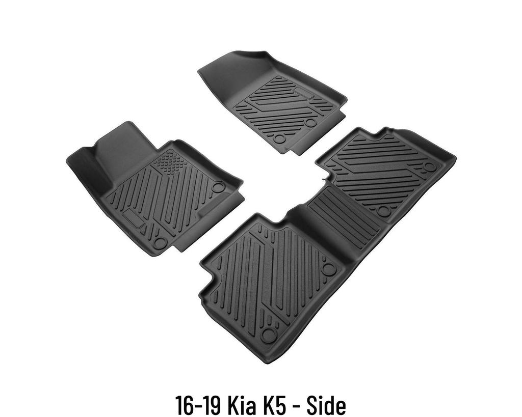 Kia K5 (2016-2019) Interior TPE Floor Mats: Easy-Clean, Anti-Slip, Eco-Friendly