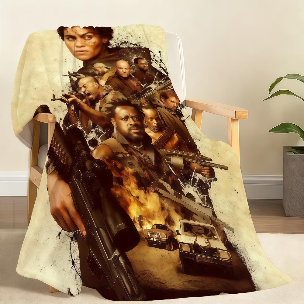 Movie H Hunting J Jessica S B BrokS Blanket Soft Throw Blanket for Home Bedroom Bed Sofa Picnic Travel Office Rest Blanket Gift
