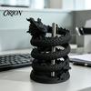 Einzigartige 3D-gedruckte Schreibtischdekoration, spiralförmiger Drachen-Stifthalter, chinesischer Stil, kreativer Kunstpinsel-Halter, Organizer, Schreibwaren-Aufbewahrungsbehälter