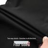 Men's Trendy Loose-Fit Summer Sports Pants - Ice Silk, Straight Wide-Legged, Cropped.