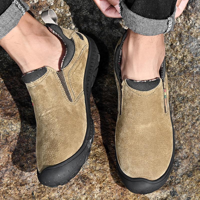 Men's Leather Shoes Classic Slip-on Flat Loafers Summer Casual Shoes Soft Sole Men Sneakers Moccasin Loafers for Men