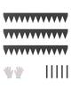 Steel Landscape Edging, 3 Packs 40 X 6 In Rust-Resistant Metal Landscape Edging, Bendable Garden Edging Border, Heavy Duty Lawn Edging