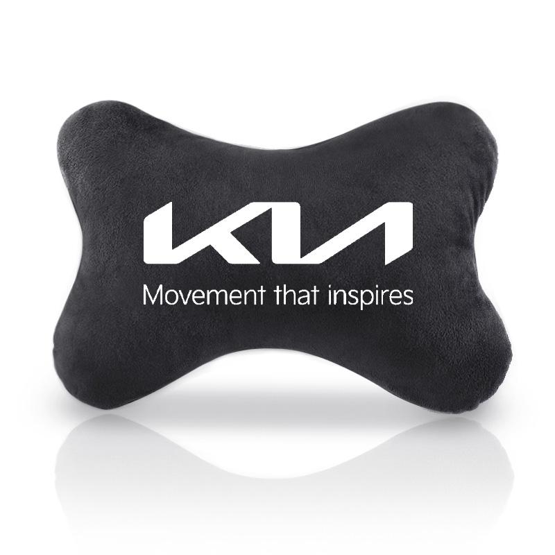 Para KIA Funda de Reposacabezas de Coche Funda de Asiento de Automóvil Almohada Reposacabezas y Cuello Sportage Rio Ceed Picanto K5 K9 Sorento Accesorios