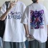 Men Women Mange T-shirt Anime Solo Leveling Printed T Shirt HIP HOP Size Tshirt Gothic Graphic Tees Tops Streetwear Clothes