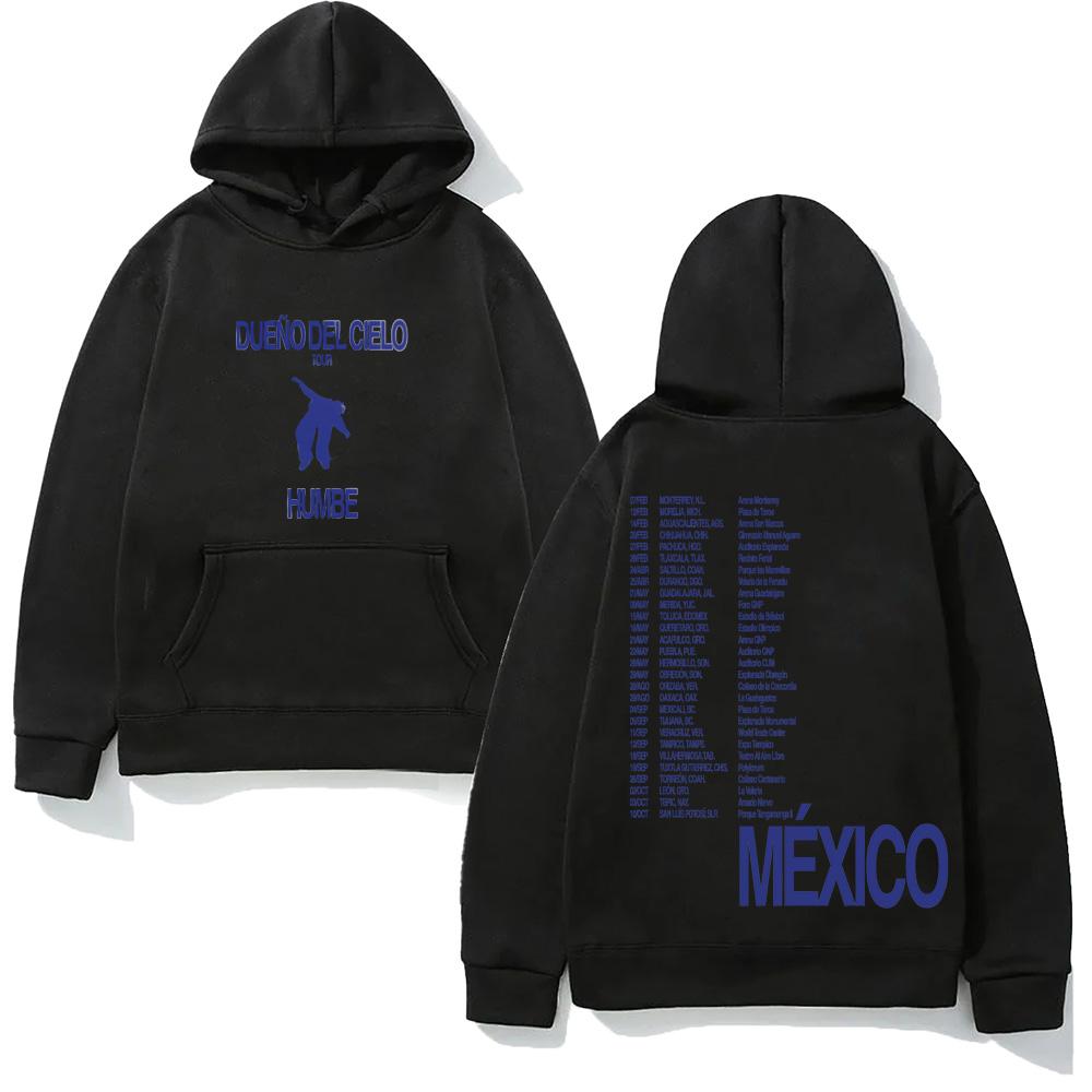 DUENO DEL CIELO tour 2026NEW Hooded Humbe AutumnWinter Aesthetic Sweatshirt with Hooded Fleece Clothes Sudaderas Casual Hoody