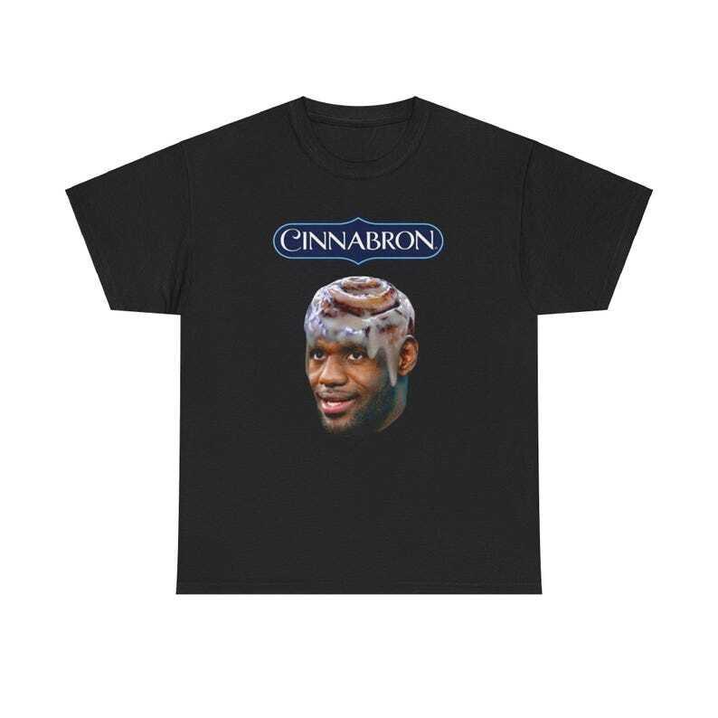 Cinnabron LeBr0n James Meme unisex T-shirt XXXL