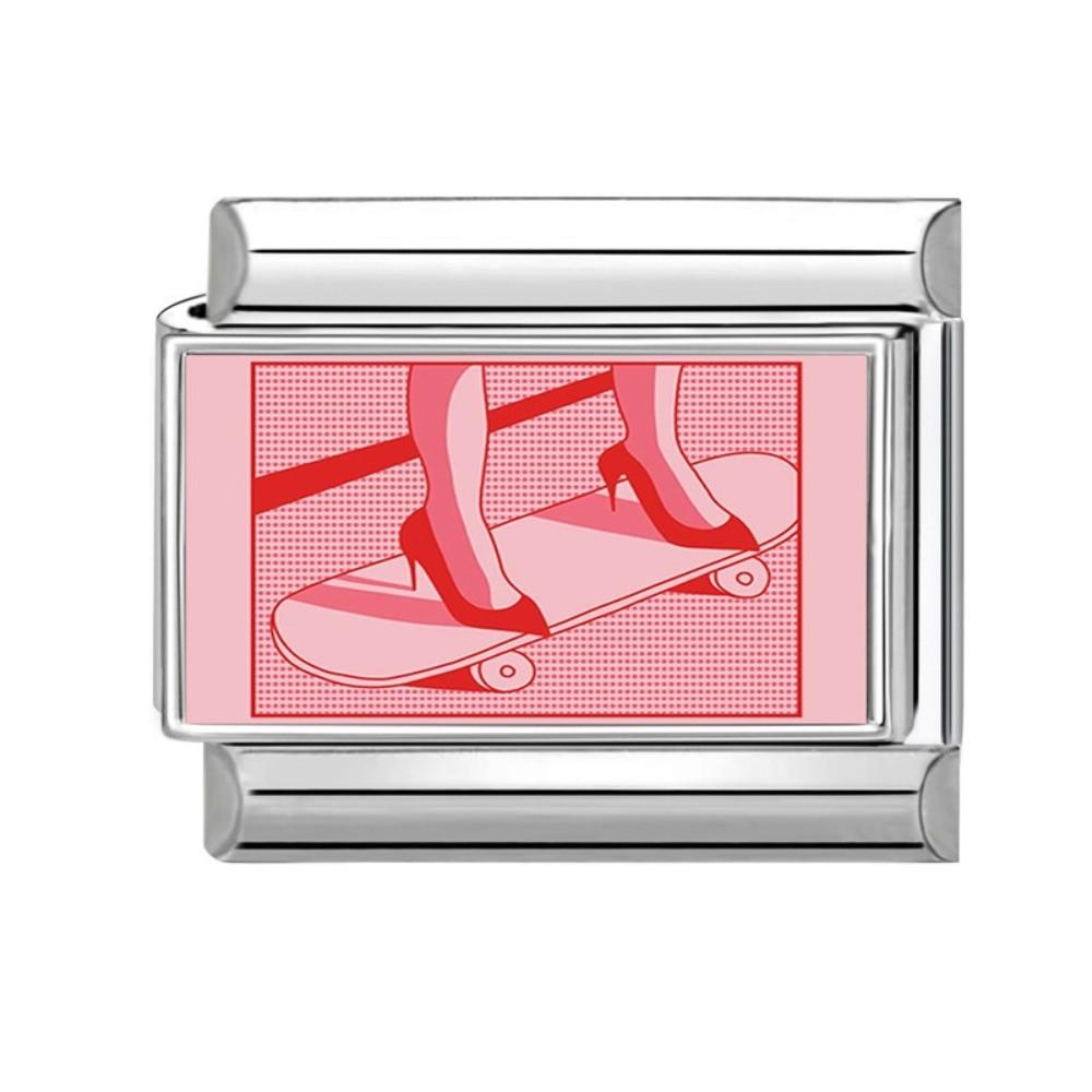 

Барвистий браслет-шарм Червоний Рожевий Модуль-Серце Аксесуари для браслета-шарму Ланка браслета-шарму Для подарунків 13