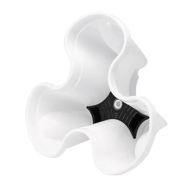 1 Pcs Stackable Plastic Flower Pots Flower Pots Plant Vase Stand Seedling Pots Home Garden Balcony Flower Pots Decoration белый