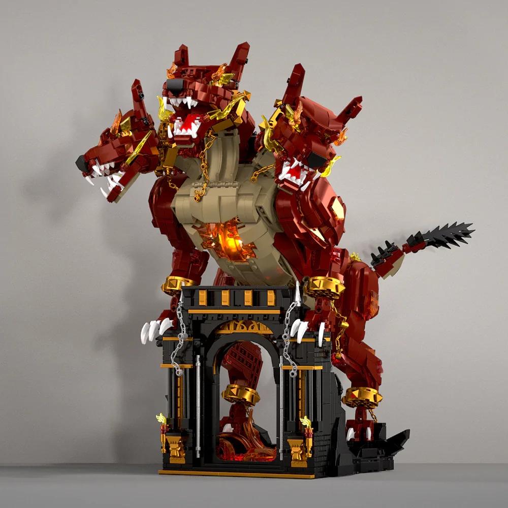 

2317PCS MOC Hell Three-Headed Dog Building Blocks Movie Cerberus of the Inferno Model Splicing Assembly Brick Puzzle Toys Gift