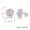 Kirschblüten-Ohrringe für Damen - Zarte florale Stecker, Eleganter Blumenschmuck, Geburtstagsgeschenk für die beste Freundin, Tägliche & Party-Accessoires