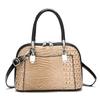 Luxury Handbags Women Bags Designer Crocodile Pattern Ladies Boston Shoulder Bag High Quality Womens Casual Tote Bag Bolso Mujer