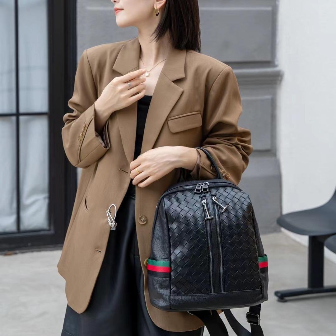 Новый рюкзак из натуральной кожи для женщин  Дорожный рюкзак