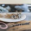 Серебряное кольцо с фианитами 0.25ct, вес изделия 3,17 гр (2197645)
